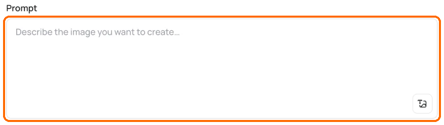 Remix Prompt box, highlighted, with the Describe button in its corner.